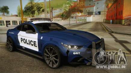 Ford Mustang GT 2015 Barricade Transformers 5 für GTA San Andreas