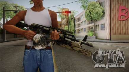 AK-47 with M203 für GTA San Andreas