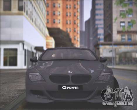 BMW M6 G-Power Hurricane RR pour GTA San Andreas