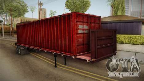 Red Trailer Container HD für GTA San Andreas