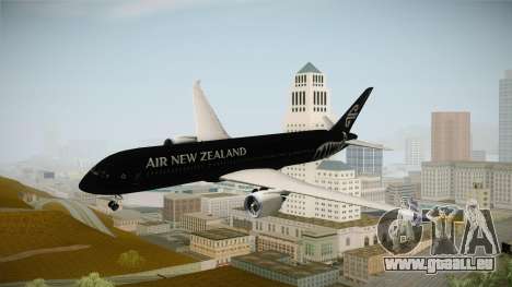 Boeing 787 Air New Zealand Black Edition pour GTA San Andreas