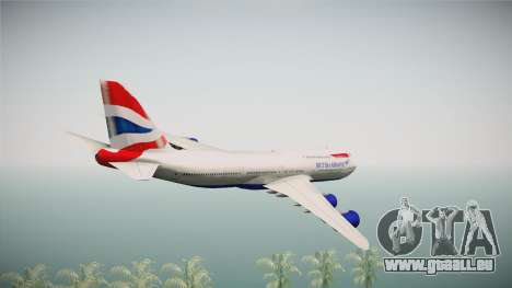 Boeing 747-8i British Airways für GTA San Andreas