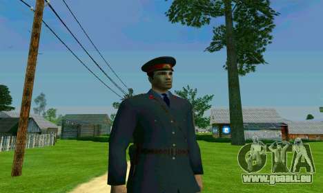 Le capitaine de la police de l'URSS pour GTA San Andreas