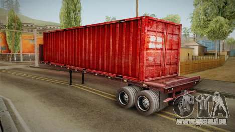Red Trailer Container HD pour GTA San Andreas