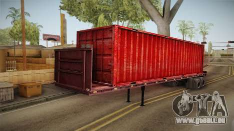 Red Trailer Container HD pour GTA San Andreas