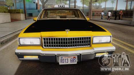 Chevrolet Caprice Taxi 1989 IVF für GTA San Andreas
