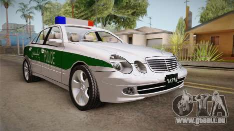 Mercedes-Benz E500 Iranian Police pour GTA San Andreas