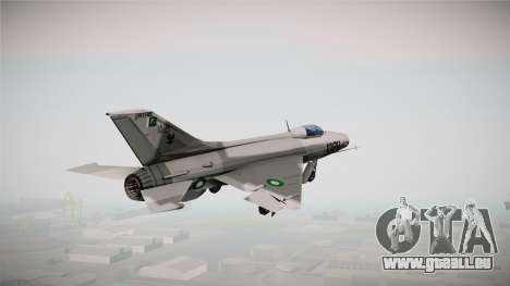 F-7 PG Pakistan Airforce für GTA San Andreas