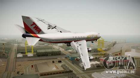 Boeing 747 TWA Final Livery pour GTA San Andreas