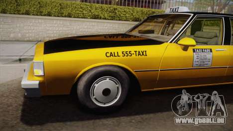 Chevrolet Caprice Taxi 1989 IVF für GTA San Andreas