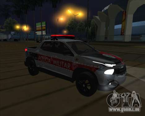 Fiat Toro Police Military für GTA San Andreas