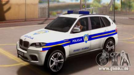 BMW X5 Croatian Police Car pour GTA San Andreas