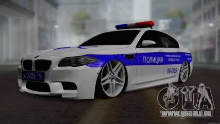 BMW M5 F10 Police pour GTA San Andreas