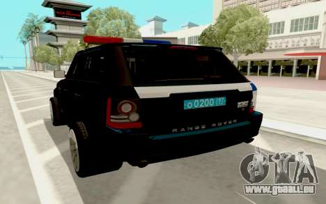 Range Rover Sport Police für GTA San Andreas