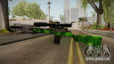 Green Sniper Rifle pour GTA San Andreas