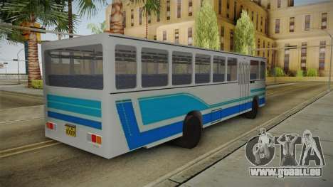 Huanghai DD6111CT Suburban Bus Blue pour GTA San Andreas