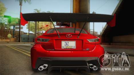Lexus RC F RocketBunny für GTA San Andreas