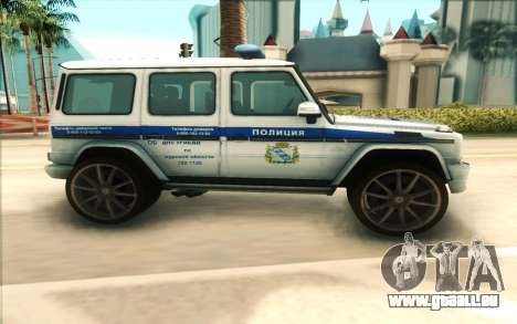 Mercedes-Benz G65 Police pour GTA San Andreas