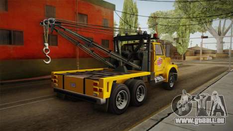 GTA 5 Vapid Towtruck Large Cleaner IVF pour GTA San Andreas