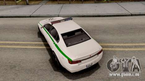 GTA V Cheval Fugitive Police Czech Old Style für GTA San Andreas