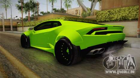 Lamborghini Huracan Rocket Bunny 2014 pour GTA San Andreas