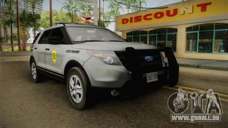 Ford Explorer 2014 Iowa State Patrol pour GTA San Andreas