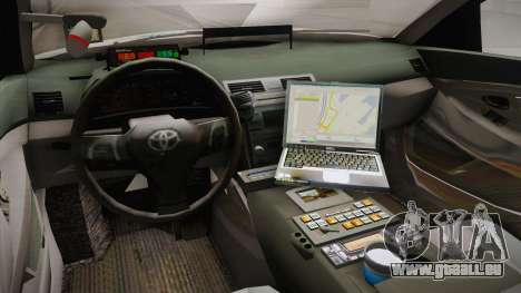 Toyota Camry Turkish Gendarmerie Traffic Unit pour GTA San Andreas