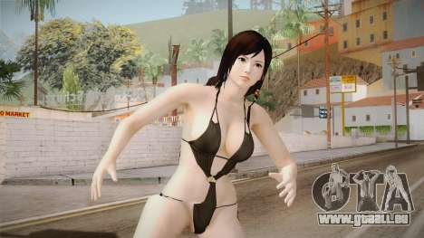 Dead Or Alive 5: LR - Kokoro Black Swimsuit für GTA San Andreas