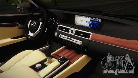 Lexus LS 460 Interior pour GTA San Andreas