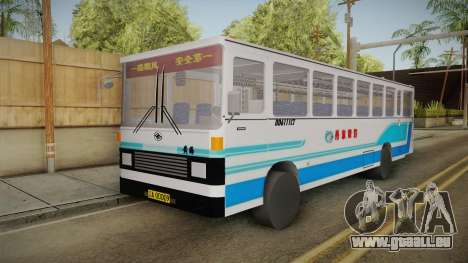 Huanghai DD6111CT Suburban Bus Blue pour GTA San Andreas