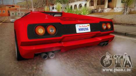 GTA 5 Pegassi Infernus Classic v3 pour GTA San Andreas
