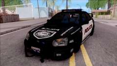 Subaru Impreza WRX STi High Speed Police für GTA San Andreas
