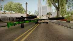 Green Sniper Rifle pour GTA San Andreas