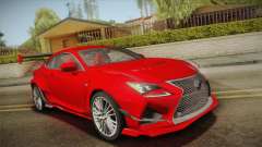 Lexus RC F RocketBunny pour GTA San Andreas