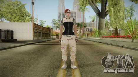 Gunrunning Female Skin v3 für GTA San Andreas