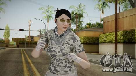 Gunrunning DLC Female Skin für GTA San Andreas