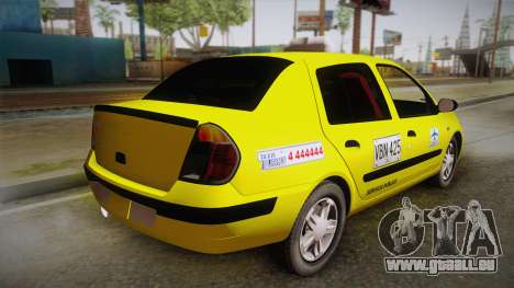Renault Symbol Taxi für GTA San Andreas