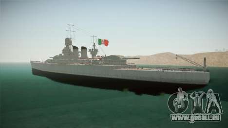 Littorio Class Battleship pour GTA San Andreas