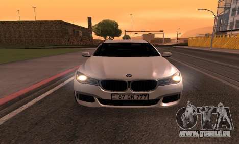 BMW 750i Armenian pour GTA San Andreas