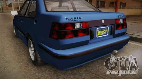 GTA 5 Karin Futo 4-doors IVF pour GTA San Andreas