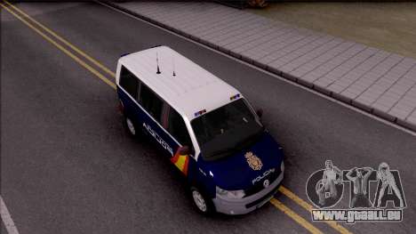 Volkswagen Transporter Spanish Police pour GTA San Andreas