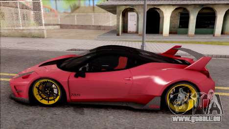 Ferrari 458 Italia Misha Design pour GTA San Andreas