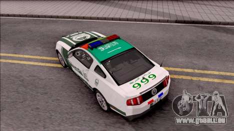 Ford Mustang Shelby GT500 Dubai HS Police pour GTA San Andreas