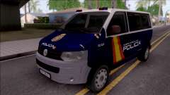 Volkswagen Transporter Spanish Police für GTA San Andreas