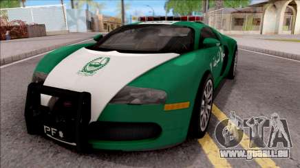 Bugatti Veyron Dubai High Speed Police für GTA San Andreas