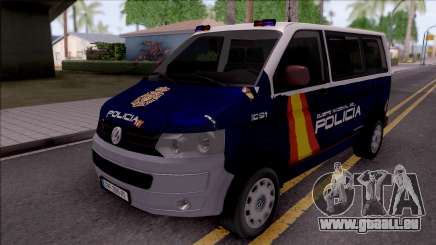 Volkswagen Transporter Spanish Police für GTA San Andreas