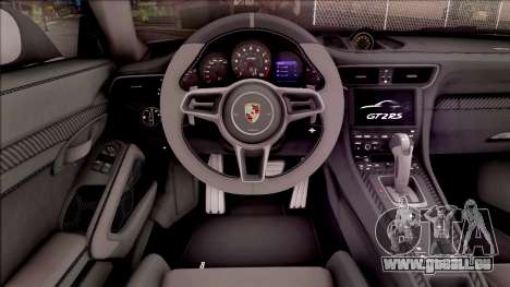 Porsche 911 GT2 RS 2017 EU Plate pour GTA San Andreas