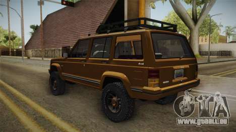 Jeep Cherokee 1984 pour GTA San Andreas