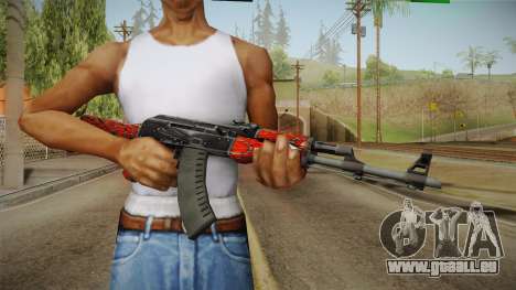 CS: GO AK-47 Red Laminate Skin pour GTA San Andreas