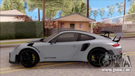 Porsche 911 GT2 RS Weissach Package EU Plate für GTA San Andreas